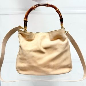 PRICE DROP 🚨$-50 Gucci Bamboo Suede 2Way Shoulder Bag